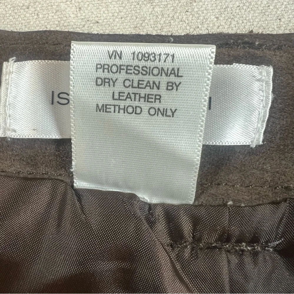 ISAAC MIZRAHI for Target | Suede Leather Skirt Size 6 - Picture 10 of 10